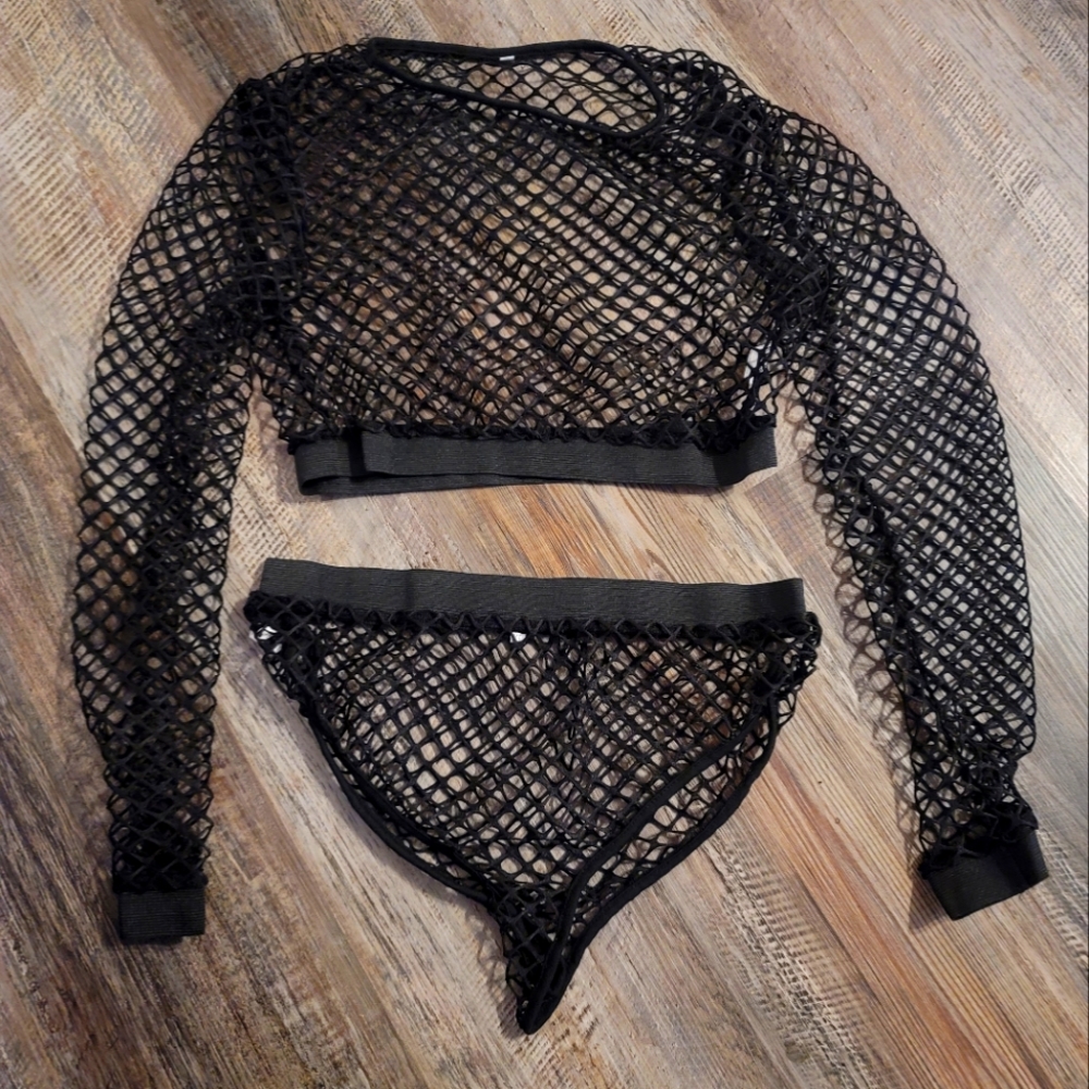 Sexy fishnet, lingerie/panties set